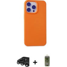 BUTİMAR'S iPhone 15 Pro Max Ahenk Serisi - Siyah Joko Magic 5d Hayalet Cam + Titanyum Gri Raze Metal Kamera Lens