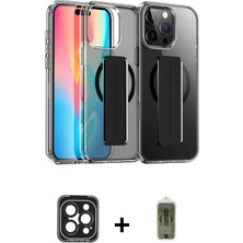 BUTİMAR'S iPhone 15 Pro Max Nova Işık Koleksiyonu - Siyah Joko Magic 5d Hayalet Cam + Siyah Pvd Metal Kamera Lens