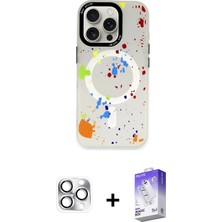 BUTİMAR'S iPhone 16 Pro Max Kozmos Doku - Siyah Bilvis 5in1 3D Magic Cam Ekran Koruyucu + Gümüş Pers Alüminyum Kamera Lens