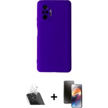 BUTİMAR'S Redmi Note 10 Pro Ahenk Serisi - Siyah 3D Antistatik Mat Seramik Nano Ekran Koruyucu + Şeffaf Kamera Lens Koruma Cam