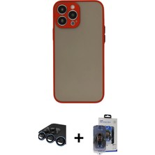 BUTİMAR'S iPhone 15 Pro Max Ahenk Çizgi Serisi - Siyah Vanessa Magic Cam + Lacivert Raze Metal Kamera Lens