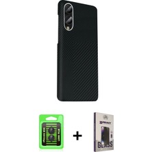 BUTİMAR'S Galaxy S25 Edge Kozmos Klasik Prime - Siyah Bilvis Hayalet Cam Ekran Koruyucu + Siyah Raze Metal Kamera Lens