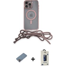 BUTİMAR'S iPhone 13 Pro Max Eksen Özel Seri - Siyah Bilvis Hayalet Cam Ekran Koruyucu + Mor Metal Kamera Lens Koruma Cam