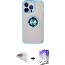 BUTİMAR'S iPhone 13 Pro Max Yörünge Çizgi - Siyah Bilvis 5in1 3D Magic Cam Ekran Koruyucu + Gold Pers Alüminyum Kamera Lens