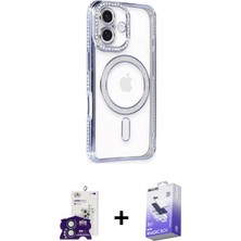 BUTİMAR'S iPhone 16 Zirve Doku Prime - Siyah Bilvis 5in1 5d Magic Hayalet Cam Ekran Koruyucu + Yeşil Bilvis Titan Kamera Lens