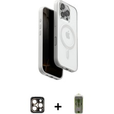 BUTİMAR'S iPhone 16 Pro Max Pusula Form Serisi - Siyah Joko Magic 5d Hayalet Cam + Gold Pvd Metal Kamera Lens