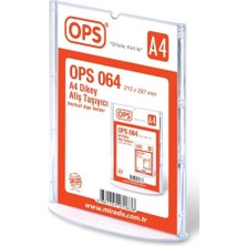 Kitabevimden Ops Afiş Taşıyıcı A4 Dikey Dp 064