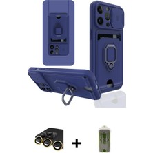 BUTİMAR'S iPhone 14 Pro Max Vadi Form Prime - Siyah Joko Magic 5d Hayalet Cam + Gold Raze Metal Kamera Lens