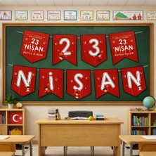 Pairla 23 Nisan Süsü 23 Nisan Hediyeleri 23 Nisan Benner ve 3 Metre Peri LED