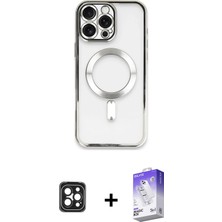 BUTİMAR'S iPhone 16 Pro Max Nova Işık Özel Seri - Siyah Bilvis 5in1 3D Magic Cam Ekran Koruyucu + Siyah Pvd Metal Kamera Lens