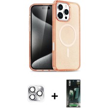 BUTİMAR'S iPhone 16 Pro Max Nova Asil Prime - Siyah 360 Mat Full Body Arka Koruyucu + Gümüş Pers Alüminyum Kamera Lens