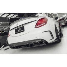 Dmb Mercedes C Serisi W205 C63 Arka Tampon 2015-2020 Arası Difüzörsüz Model