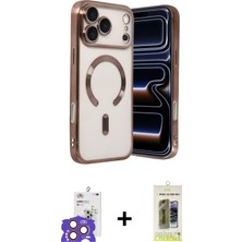 BUTİMAR'S iPhone 17 Pro Max Nova Işık Özel Seri - Siyah Joko Magic 5d Hayalet Cam + Turuncu Bilvis Titan Kamera Lens