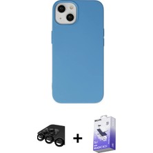 BUTİMAR'S iPhone 15 Pro Ahenk Serisi - Siyah Bilvis 5in1 5d Magic Hayalet Cam Ekran Koruyucu + Siyah Raze Metal Kamera Lens