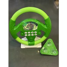 Cuffcufftoys Vakumlu Vantuzlu Tutturmalı 360 Derece Dönen Sesli Direksiyon 20CM