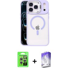 BUTİMAR'S iPhone 17 Pro Yadigar Asil Koleksiyonu - Siyah Bilvis 5in1 3D Magic Cam Ekran Koruyucu + Gümüş Raze Metal Kamera Lens