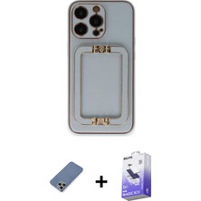 BUTİMAR'S iPhone 13 Pro Max Kozmos Minimal Prime - Siyah Bilvis 5in1 5d Magic Hayalet Cam Ekran Koruyucu + Açık Yeşil Metal Kamera Lens Koruma Cam