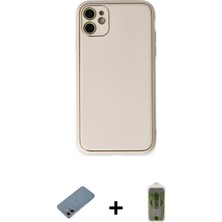 BUTİMAR'S iPhone 12 Yadigar Klasik - Siyah Joko Magic 5d Hayalet Cam + Pembe Shine Kamera Lens Koruma Cam