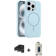 BUTİMAR'S iPhone 15 Pro Max Yankı Form Serisi - Siyah Bilvis Hayalet Cam Ekran Koruyucu + Gümüş Raze Metal Kamera Lens