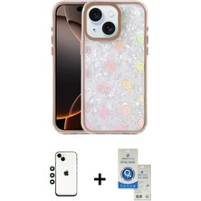 BUTİMAR'S iPhone 14 Odak Prime - Şeffaf Royal Nano Ekran Koruyucu + Yeşil Shine Kamera Lens