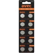 Avec AG-13/LR44 Alkalin Pil 10LU Bls.