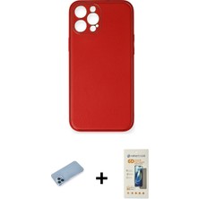 BUTİMAR'S iPhone 12 Pro Max Yadigar Klasik - Siyah 6d Mat Seramik Hayalet Nano Ekran Koruyucu + Mavi Shine Kamera Lens Koruma Cam