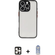 BUTİMAR'S iPhone 16 Pro Max Ahenk Çizgi Serisi - Siyah Joko Magic 5d Cam + Gold Pvd Metal Kamera Lens