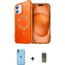 BUTİMAR'S iPhone 11 Kıvılcım Form Prime - Siyah Joko Magic 5d Hayalet Cam + Turuncu Neon Fosforlu Kamera Lens