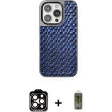 BUTİMAR'S iPhone 14 Pro Max Siluet Form Serisi - Siyah Joko Magic 5d Hayalet Cam + Turuncu Pvd Metal Kamera Lens