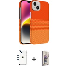 BUTİMAR'S iPhone 14 Doruk Serisi - Siyah Bilvis 3D Cam Ekran Koruyucu + Mavi Shine Kamera Lens