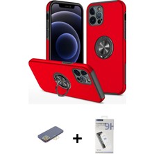 BUTİMAR'S iPhone 12 Pro Max Odak Form Prime - Şeffaf Uv Polymer Nano Ekran Koruyucu + Sarı Renkli Kamera Lens Koruma Cam