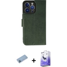 BUTİMAR'S iPhone 13 Pro Max Siluet Işık Serisi - Siyah Bilvis 5in1 5d Magic Hayalet Cam Ekran Koruyucu + Mavi Shine Kamera Lens Koruma Cam