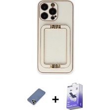 BUTİMAR'S iPhone 13 Pro Max Kozmos Minimal Prime - Siyah Bilvis 5in1 5d Magic Hayalet Cam Ekran Koruyucu + Açık Yeşil Metal Kamera Lens Koruma Cam