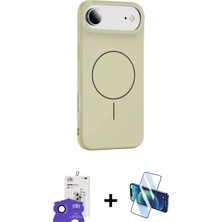 BUTİMAR'S iPhone 17 Air Yankı Form Serisi - Siyah 3D Antistatik Seramik Nano Ekran Koruyucu + Siyah Bilvis Titan Kamera Lens