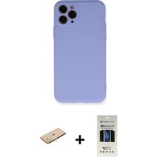 BUTİMAR'S iPhone 11 Pro Ahenk Serisi - Siyah 5d Hayalet Cam Ekran Koruyucu + Sarı Renkli Kamera Lens Koruma Cam