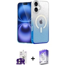 BUTİMAR'S iPhone 16 Eksen Minimal Özel Seri - Siyah Bilvis 5in1 3D Magic Cam Ekran Koruyucu + Pembe Bilvis Titan Kamera Lens