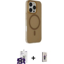 BUTİMAR'S iPhone 16 Pro Max Çekirdek Modern Prime - Siyah Bilvis 3D Cam Ekran Koruyucu + Siyah Bilvis Titan Kamera Lens