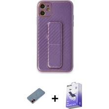 BUTİMAR'S iPhone 12 Yörünge Yansıma - Siyah Bilvis 5in1 5d Magic Hayalet Cam Ekran Koruyucu + Kırmızı Metal Kamera Lens Koruma Cam