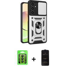 BUTİMAR'S Galaxy A15 4g Ahenk Klasik - Siyah 6d Antistatik Mat Seramik Hayalet Nano Ekran Koruyucu + Siyah Raze Metal Kamera Lens