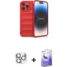 BUTİMAR'S iPhone 16 Pro Max Atlas Koleksiyonu - Siyah Bilvis 5in1 5d Magic Hayalet Cam Ekran Koruyucu + Gümüş Pers Alüminyum Kamera Lens