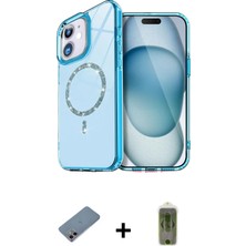 BUTİMAR'S iPhone 12 Kıvılcım Form Prime - Siyah Joko Magic 5d Hayalet Cam + Pembe Shine Kamera Lens Koruma Cam