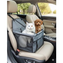 Evcil Hayvan Taşıma Çantası Kedi Köpek Taşıma Çantası Araba Pet Taşıma Çantası Araç Puseti Siyah Evcil Hayvan Taşıma Çantası