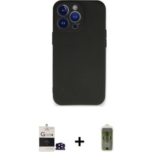 BUTİMAR'S iPhone 14 Pro Max Kozmos Yansıma Özel Seri - Siyah Joko Magic 5d Hayalet Cam + Siyah Bilvis Titan Kamera Lens