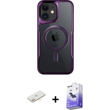 BUTİMAR'S iPhone 11 Yadigar Klasik Özel Seri - Siyah Bilvis 5in1 5d Magic Hayalet Cam Ekran Koruyucu + Sarı Renkli Kamera Lens Koruma Cam