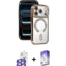 BUTİMAR'S iPhone 17 Pro Max Zirve Doku Prime - Siyah Bilvis 5in1 3D Magic Cam Ekran Koruyucu + Gümüş Bilvis Titan Kamera Lens