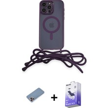 BUTİMAR'S iPhone 13 Pro Max Eksen Özel Seri - Siyah Bilvis 5in1 5d Magic Hayalet Cam Ekran Koruyucu + Pembe Shine Kamera Lens Koruma Cam