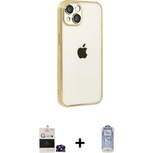 BUTİMAR'S iPhone 15 Vadi Minimal - Siyah Joko Magic 5d Cam + Pembe Bilvis Titan Kamera Lens