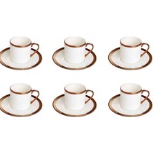 Porland Copper Kahve Takımı - 6 Kişilik