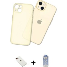 BUTİMAR'S iPhone 14 Atlas Minimal Prime - Siyah Joko Magic 5d Cam + Kırmızı Diamond Kamera Lens