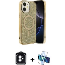 BUTİMAR'S iPhone 11 Eksen Çizgi - Siyah 3D Antistatik Seramik Nano Ekran Koruyucu + Siyah Pvd Metal Kamera Lens